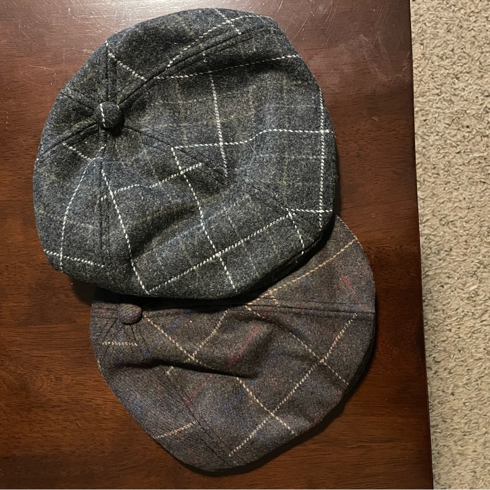 Little Boys paperboy hats- set of 2! Brand new!
